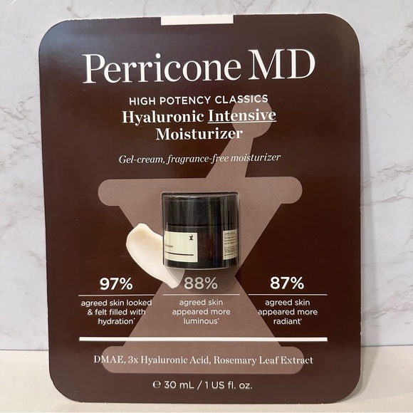NEW Perricone MD Hyaluronic Intensive Moisturizer 30mL 1oz - Picture 1 of 2